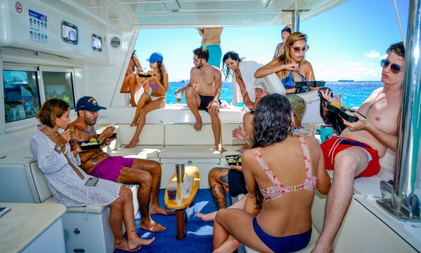 Cancun private catamaran